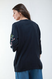 Embroidered Shirt Top